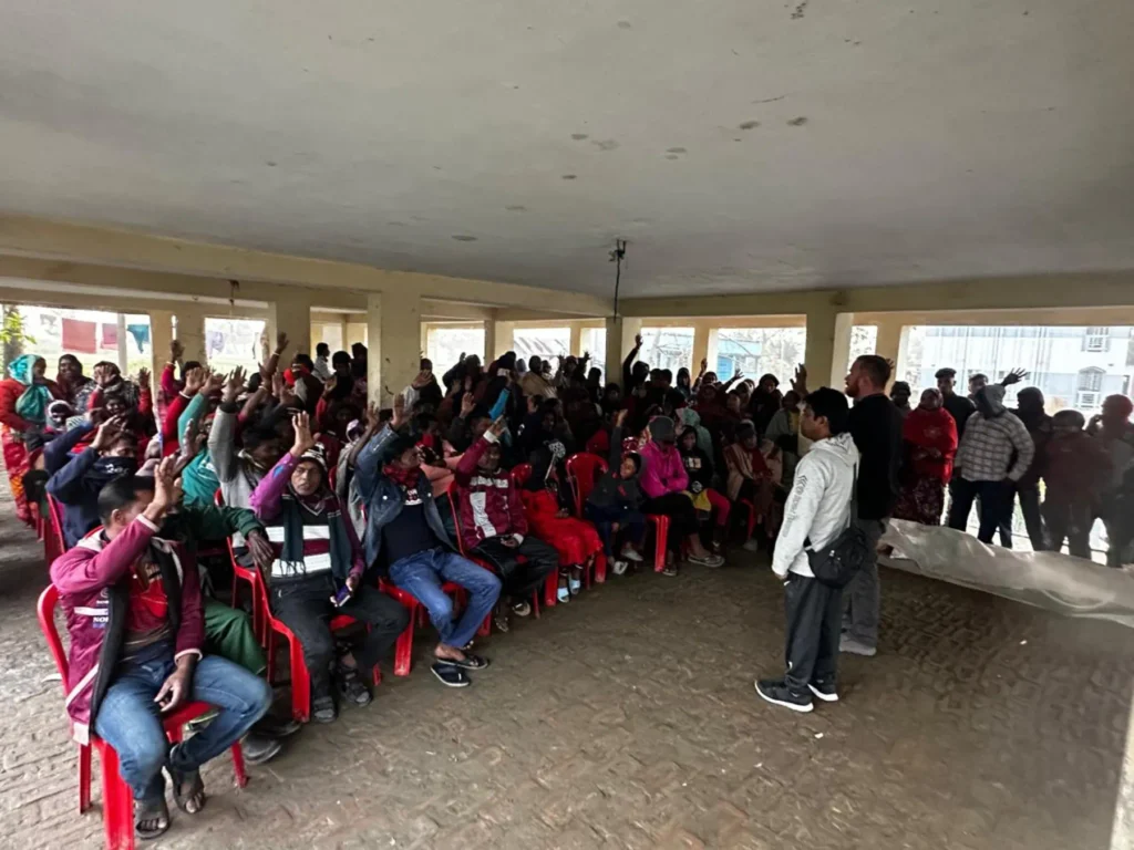 Missionary team sharing the Gospel in a village Gospel outreach event with local community Discipleship training program for new believers Volunteers praying for mission work abroad Children participating in Bible study on mission trip Outdoor Jesus Film screening for villagers Team providing meals and support during outreach Local church packed for Gospel presentation Missionaries teaching faith to new believers Supporters giving generously to Christian missions Prayer meeting for global mission trips Team walking through village during outreach Sharing the Gospel with Hindu villagers in a temple Community gathering for evangelism event Missionary teaching Scripture during small group Donors helping fund international mission programs Team preparing materials for Gospel outreach Local children learning about Jesus during mission Volunteers praying over new believers Mission trip team serving the community with love